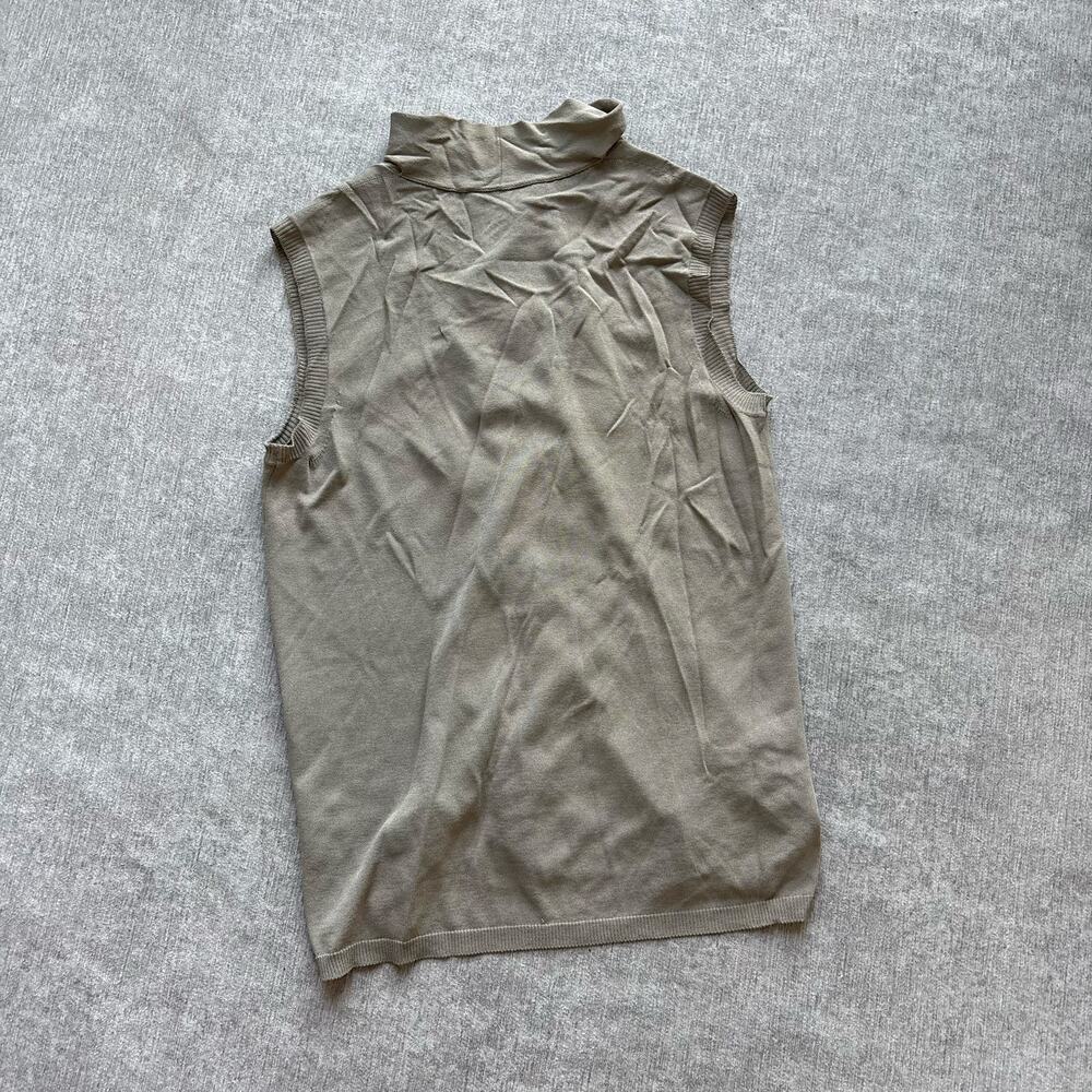 Max Mara Beige Sleeveless Top - Picture 3 of 3